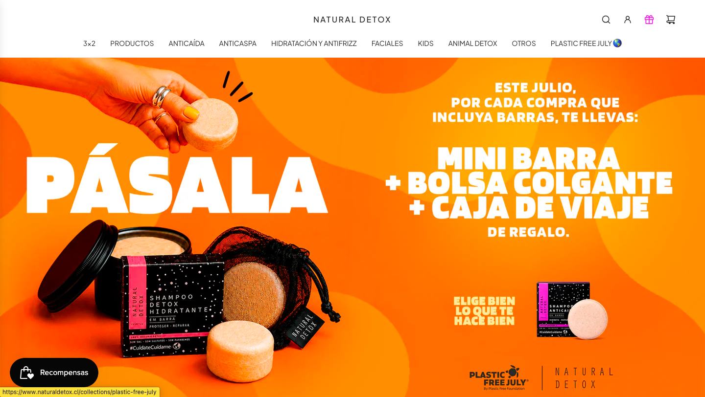 Banner campaña Plastic Free July - Esta podría ser tu cara